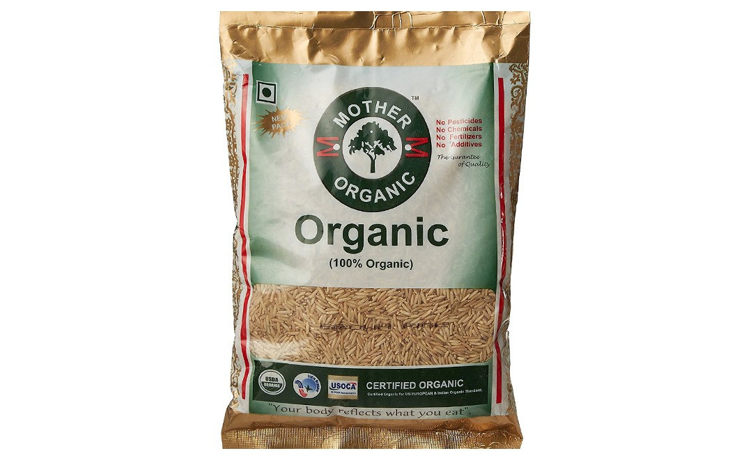 Mother Organic Brown Basmati Rice    Pack  1 kilogram